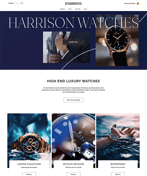 Shoptrader template Harrison Watches 3069